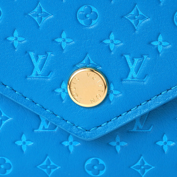 Louis Vuitton Nanogram Portefeuille Victorine Blue - Picture 7 of 9